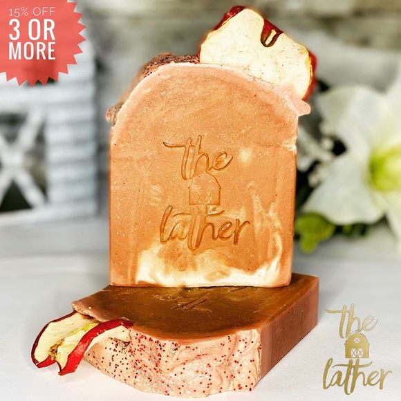 🍎APPLE ORCHARD GOAT MILK & CREAM EO LATHER - Picture 2 of 3